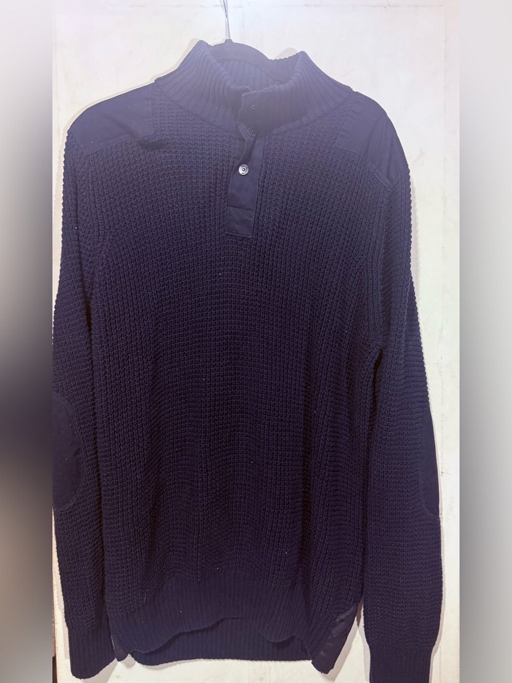 Buffalo David Bitton Navy Turtleneck Sweater